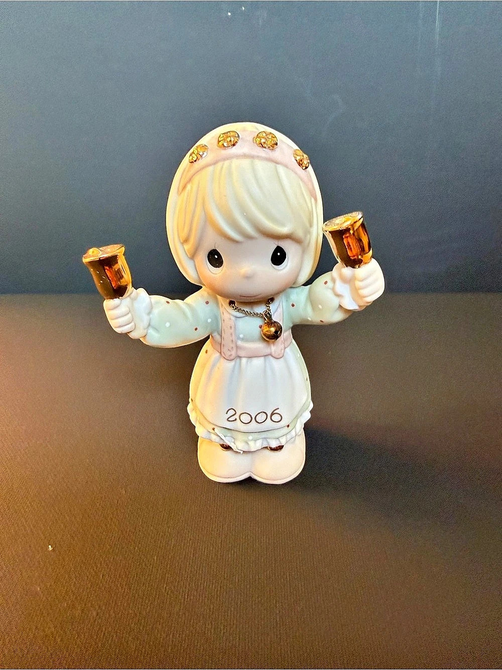 Precious Moments Ringing In The Season Holiday Figurine 2006